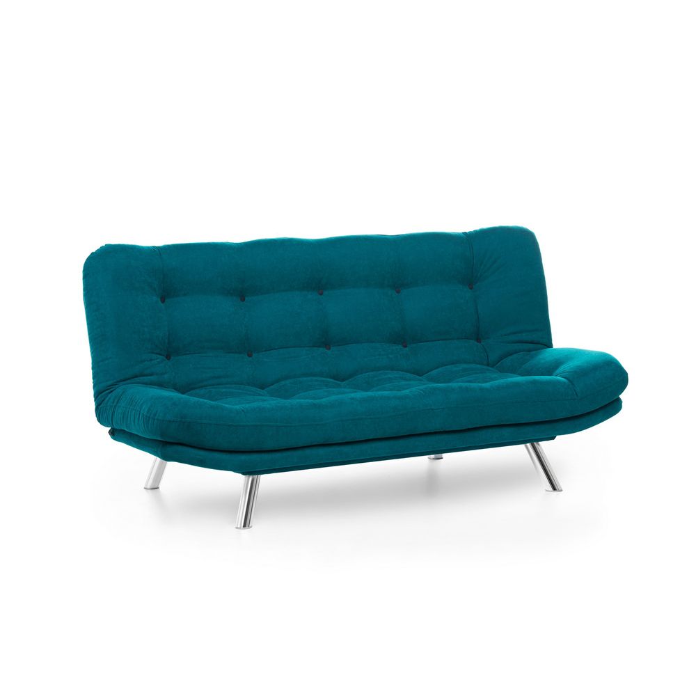 Misa Sofabed - Petrol Zelena 3-Sjedalna Sofa na Razvlačenje slika 4