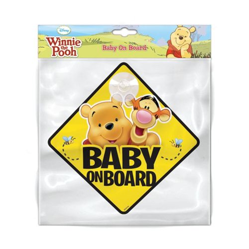 Znak Baby on board Winnie the Pooh slika 2