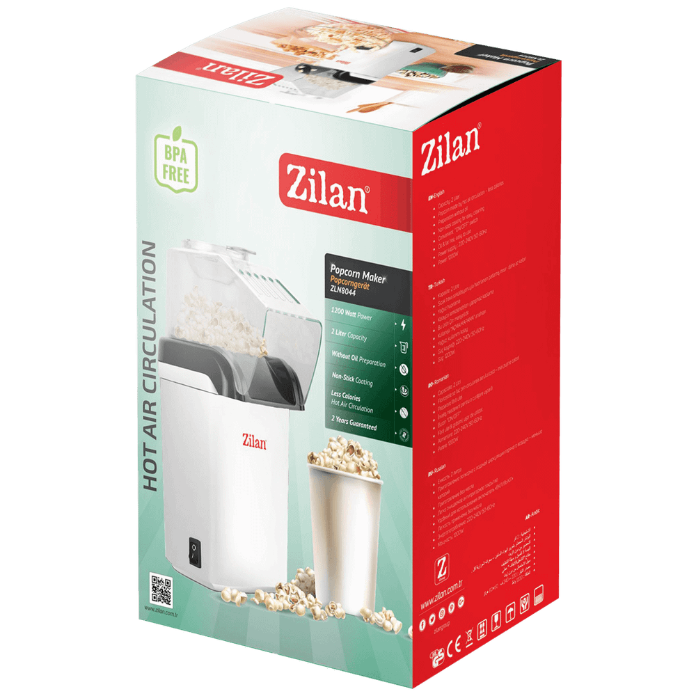 Zilan Aparat za kokice, 1200 W, bijela - ZLN8044/WH slika 2