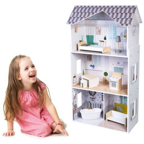 Eco Toys Kućica Za Lutke Sa Nameštajem Grace Residence slika 10