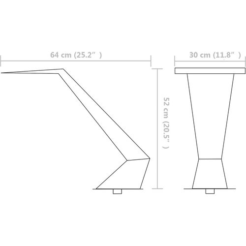 Fontana za bazen od nehrđajućeg čelika 64 x 30 x 52 cm srebrna slika 49