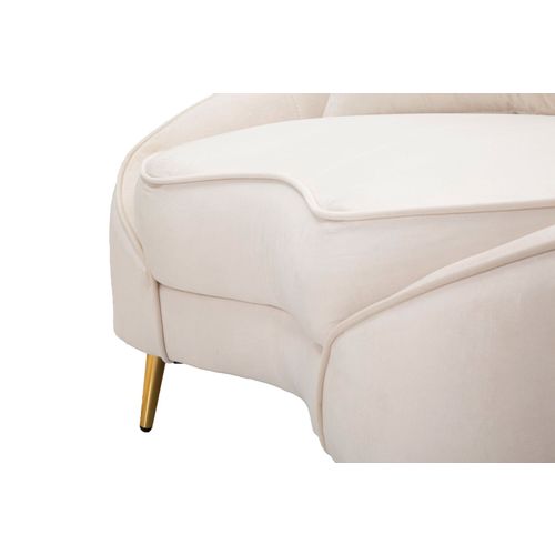 Mauro Ferretti Kauč SOFA 2 SEATERS OSLO WITH CUSHIONS CREAM cm 148X84X68 slika 8