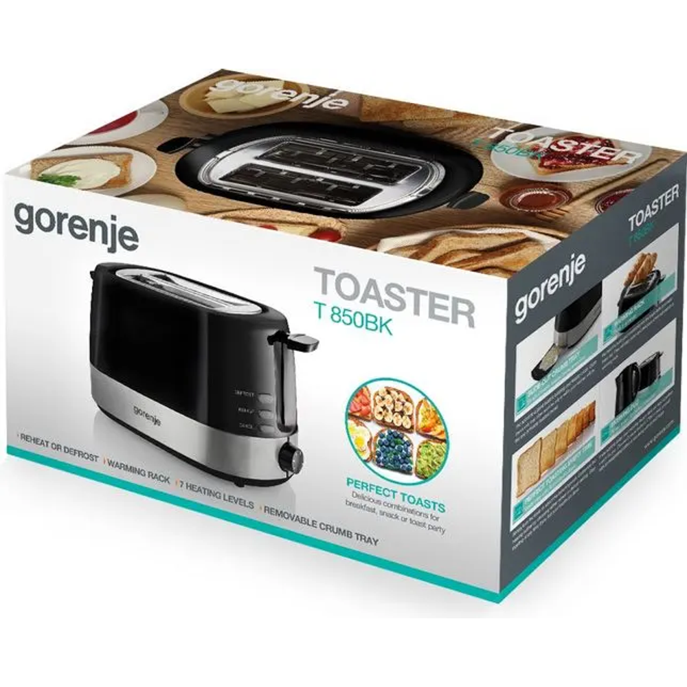 GORENJE Toster T850BK / 850 W slika 5