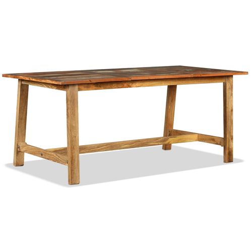 Blagovaonski stol od masivnog obnovljenog drva 180 cm slika 55
