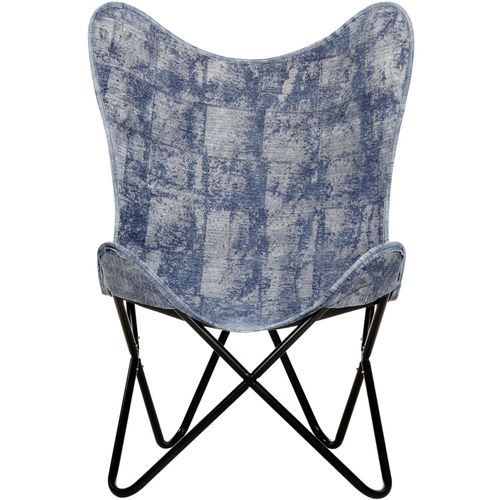 Leptir-stolica od platna indigo plava slika 18
