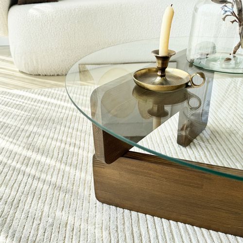 Mia - Walnut, Transparent Walnut
Transparent Coffee Table slika 4