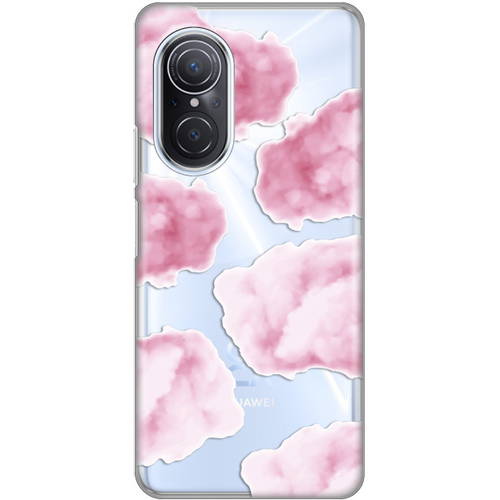 Torbica Silikonska Print Skin za Huawei Nova 9 SE Pink Clouds slika 1