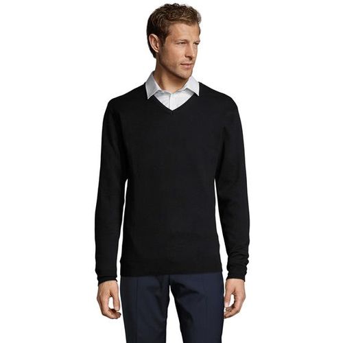 GALAXY MEN muški džemper na V izrez - Teget, XL  slika 1