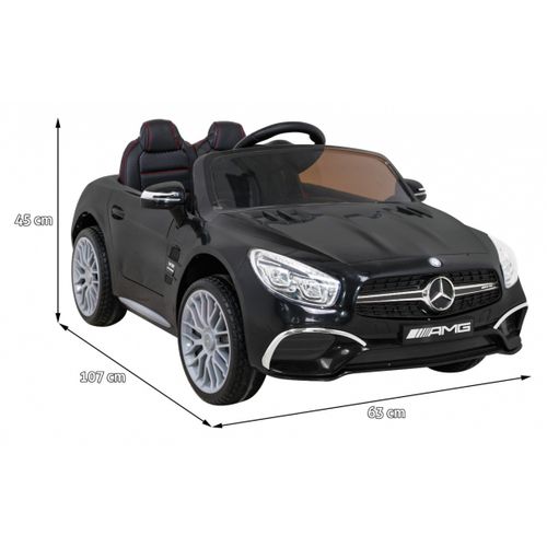 Licencirani auto na akumultor Mercedes Benz AMG SL65 S - crni slika 2