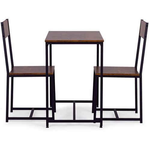 ModernHome Set za trpezariju 2 stolice + sto CZCY805077T WOOD slika 1