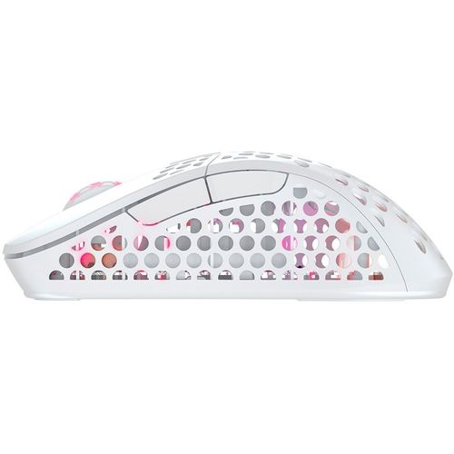 XTRFY M4W RGB, Ultra-light Wireless Gaming Mouse, Pixart 3389, Modular shell, White slika 3
