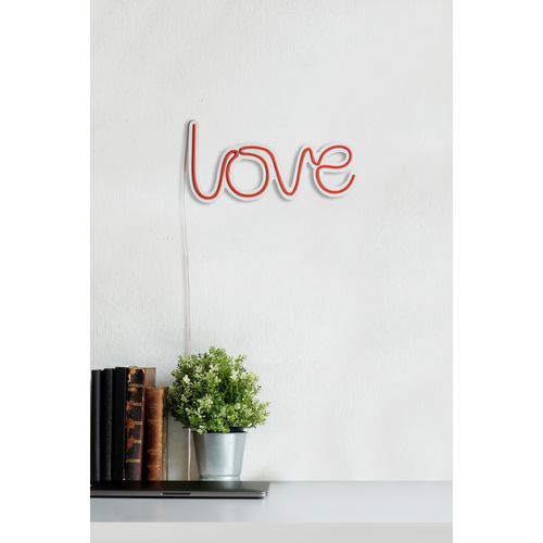 Wallity Zidna dekoracije svijetleća LOVE, Love - Red slika 4