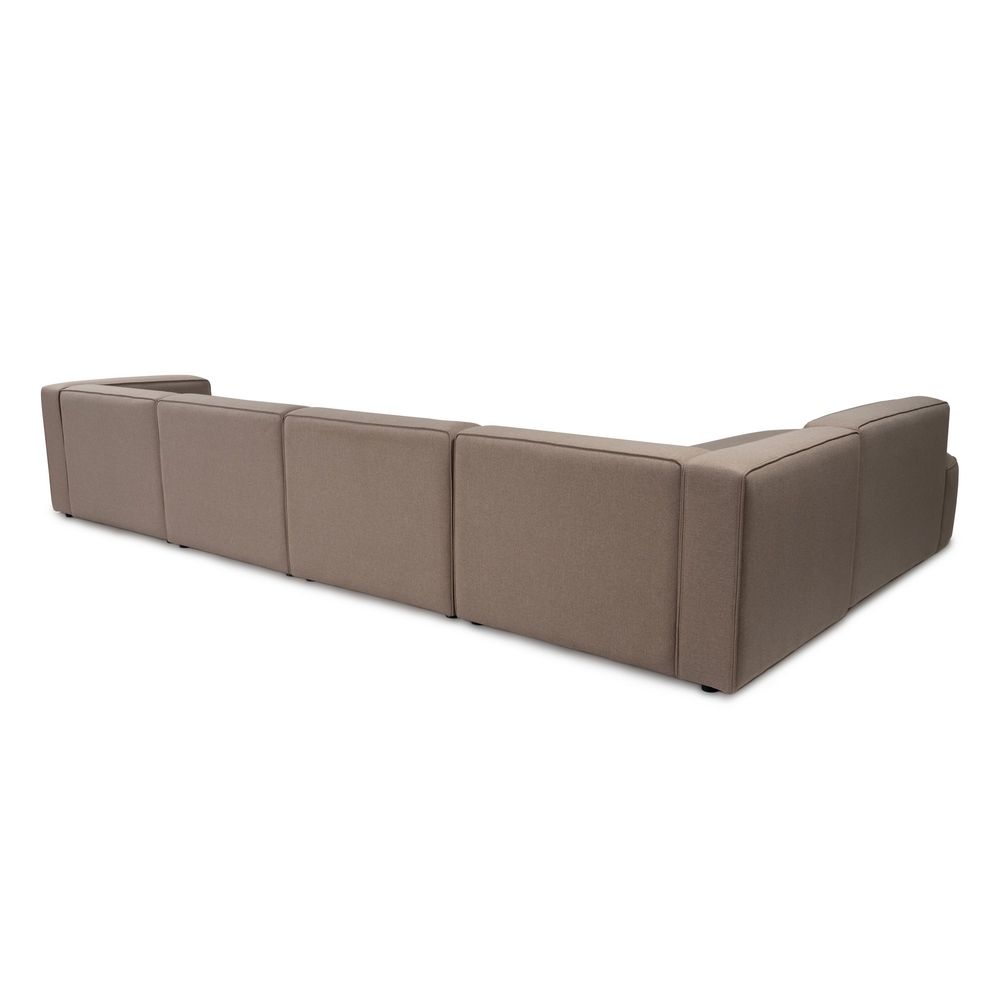 Mora (X-Oval-L1-O1-O1-R1) Svijetlosmeđi Kutni Sofa slika 7