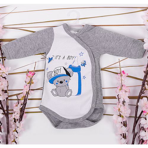 Ready Baby Body benkica Buca Sivo - It's a Baby slika 1