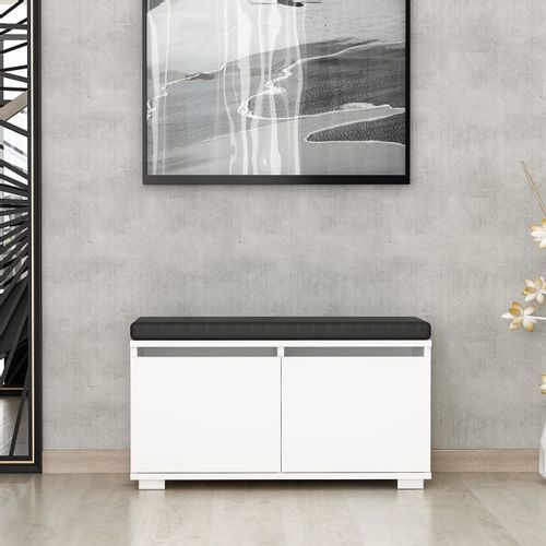 Drago - White White Shoe Cabinet slika 3