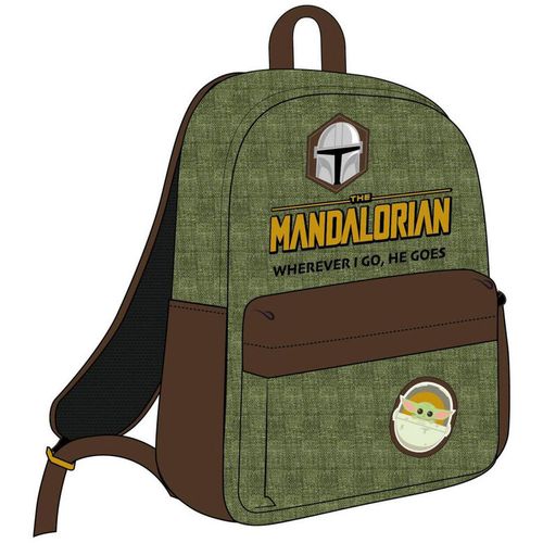 Star Wars Mandalorian Yoda backpack 44cm slika 1