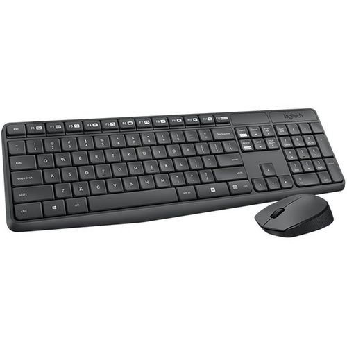 Tipkovnica + miš Logitech MK235, bežična, crna slika 2