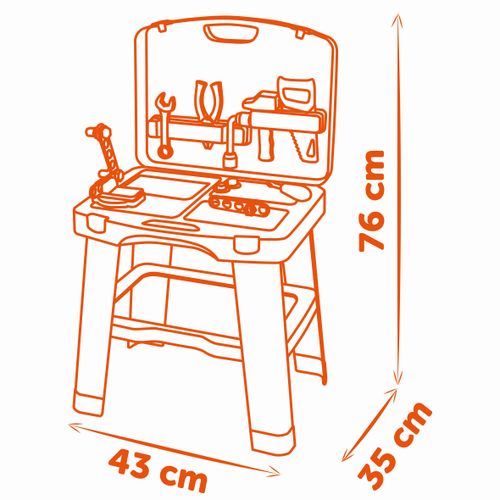 SMOBY radionica Bricolo Black &amp; Decker 360734 slika 12