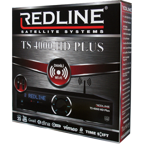 REDLINE Prijemnik satelitski,Full HD, USB PVR, Media Player, WiFi - TS 4000 HD PLUS slika 2