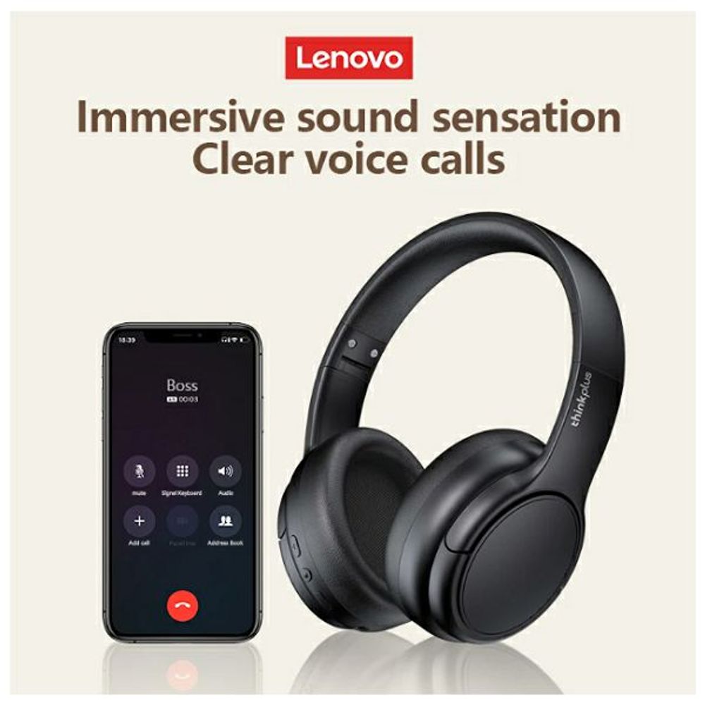 LENOVO SLUŠALICE BLUETOOTH TH20 crne slika 4