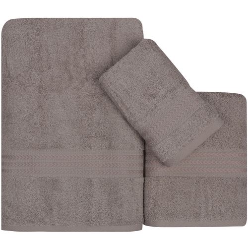 L'essential Maison Rainbow - Grey Grey Towel Set (3 Pieces) slika 3