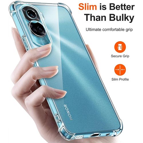 Techsuit Shockproof Clear Silicone prozirna maskica otporna na udarce za Honor 90 Lite slika 2