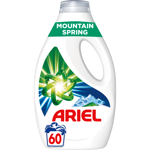 Ariel tečni deterdžent za pranje veša Mountain Spring 60 pranja slika 1
