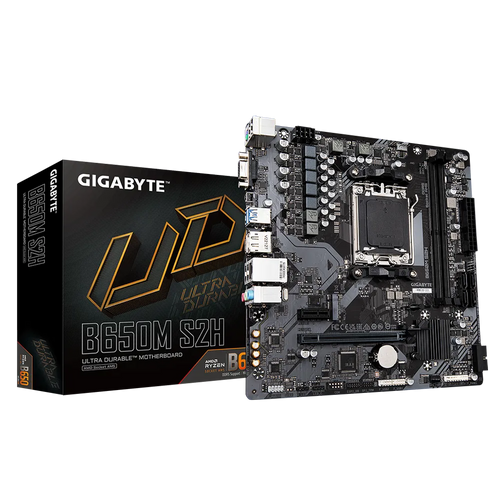 GIGABYTE B650M S2H, DDR5, SATA3, USB3.2Gen1, DP, AM5 mATX slika 1