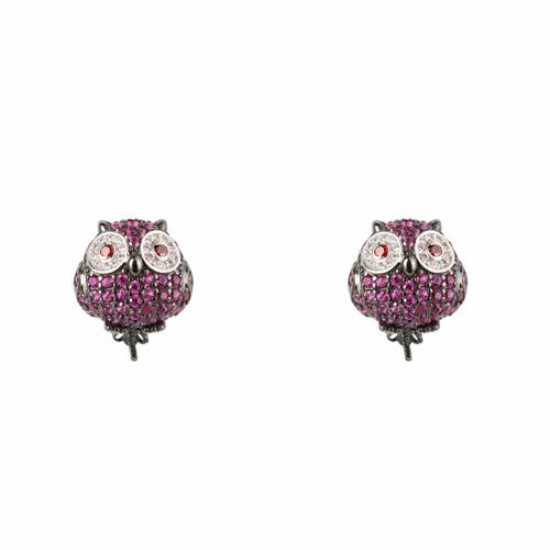 Ženske naušnice Lancaster JLA-EAR-OWL-5 - 1,2 cm slika 1