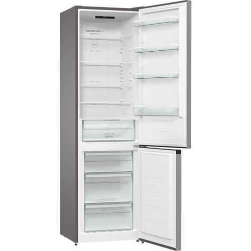 Gorenje NRK6202ES4 Kombinovani frižider, NoFrost, Visina 200 cm, Širina 60 cm, Siva boja slika 6