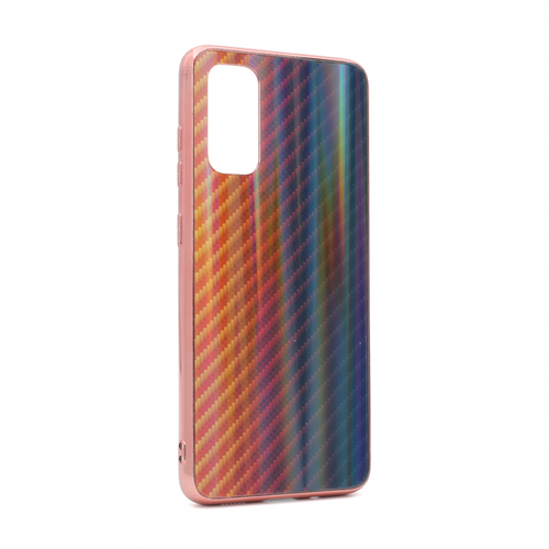 Torbica Carbon glass za Samsung G980F Galaxy S20 pink slika 1