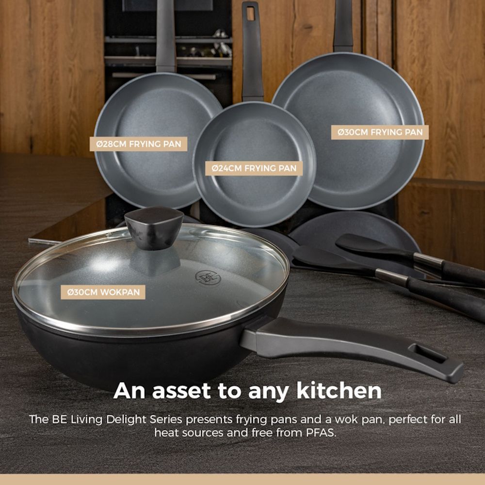 BE Living Set 2 tave Delight Black 24-28 cm slika 10