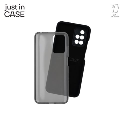 2u1 Extra case MIX paket CRNI za Redmi10/Redmi Note 11 slika 1