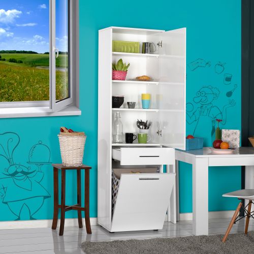 ADR-621-PP-1 White Multi Purpose Cabinet slika 2