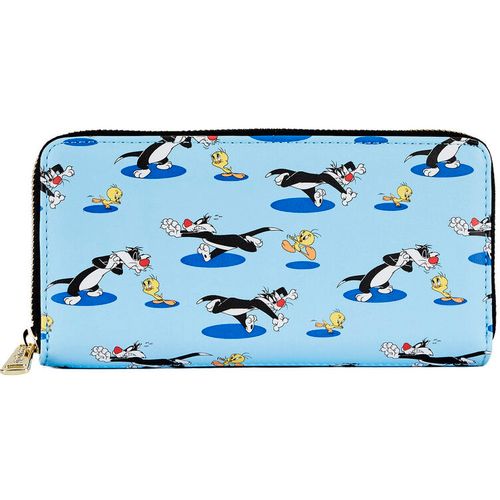 Loungefly Looney Tunes Tweety and Silvestre 80th Anniversary wallet slika 1