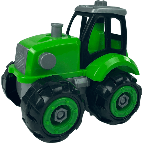 Dječji DIY traktor s odvijačem, zeleni slika 3