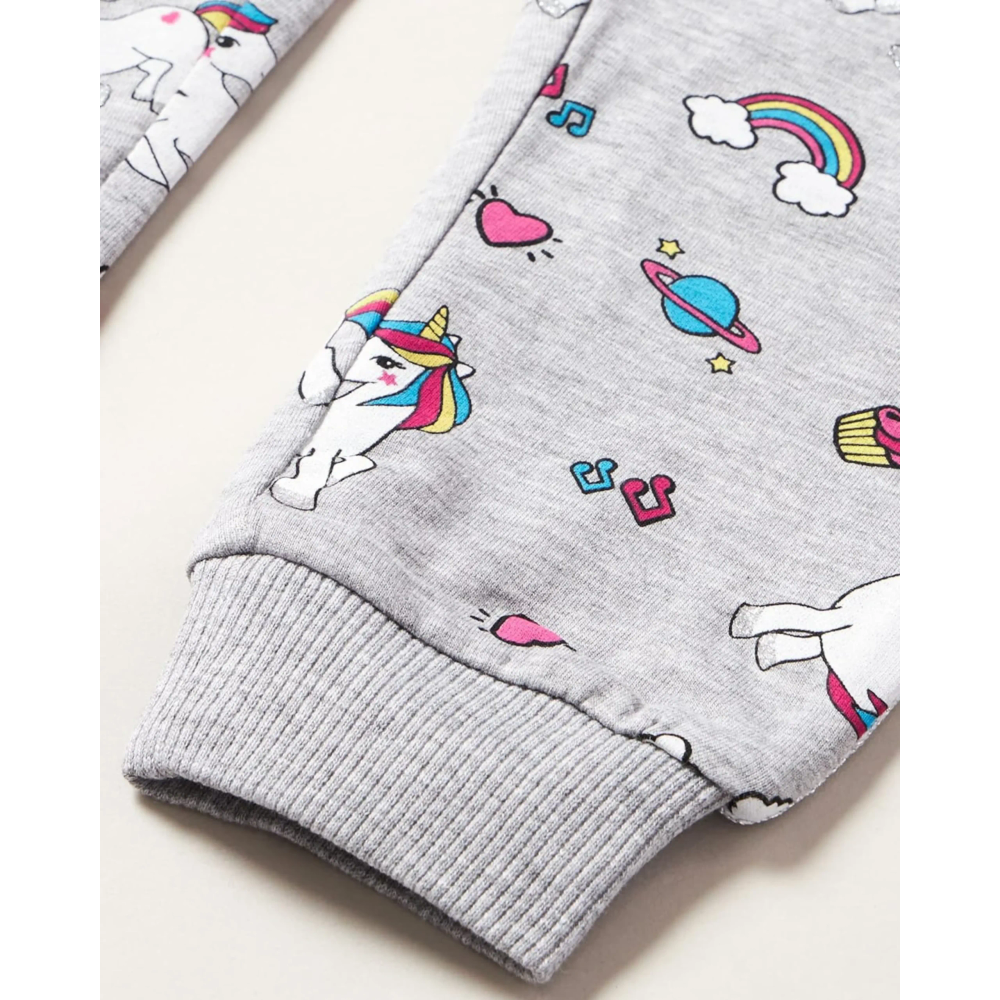 Chicco Duks na kopčanje za bebe Jednorozi, Siva slika 2