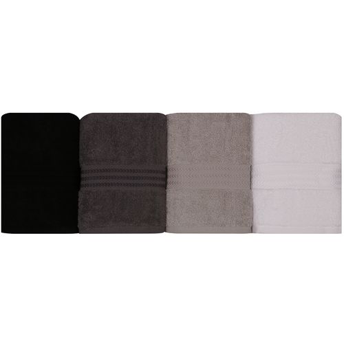 Colourful Cotton Set ručnika RAINBOW, 50*90 cm, 4 komada, Rainbow - Black slika 3