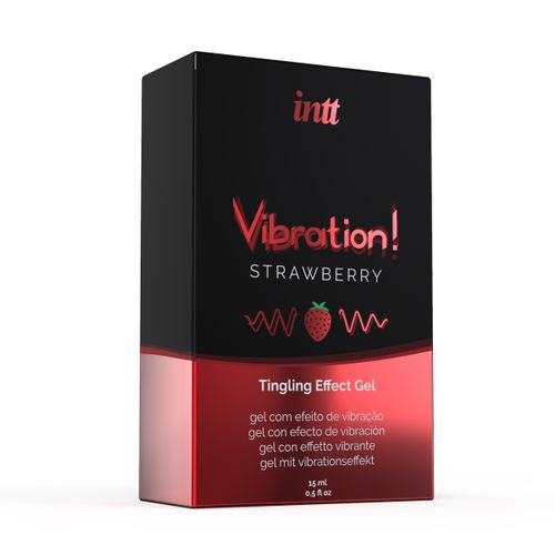 Stimulacijski gel Vibration! Strawberry, 15 ml slika 4