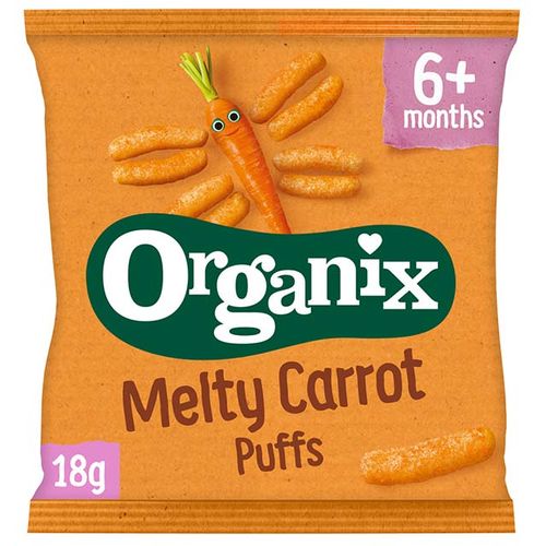 Organix organski flips šargarepa pufi (6m+) 20gr slika 1