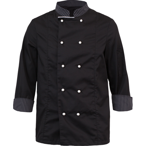 Kuharska bluza muška ADRIATIC crna slika 1