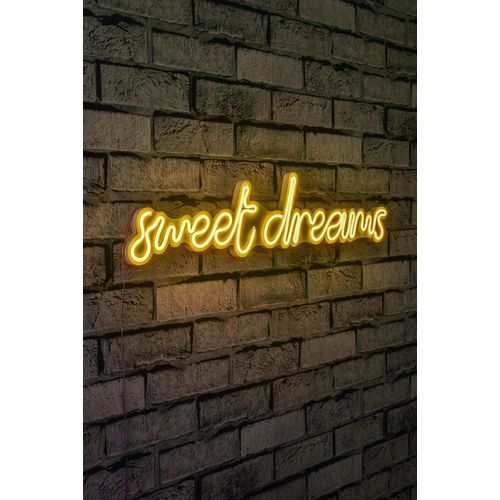 Wallity Ukrasna plastična LED rasvjeta, Sweet Dreams - Yellow slika 10