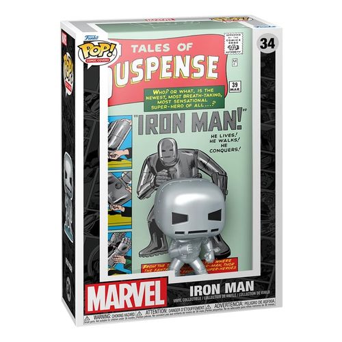 Funko POP! Comic Cover: Marvel - Tales Of Suspense #39 Iron Man slika 1