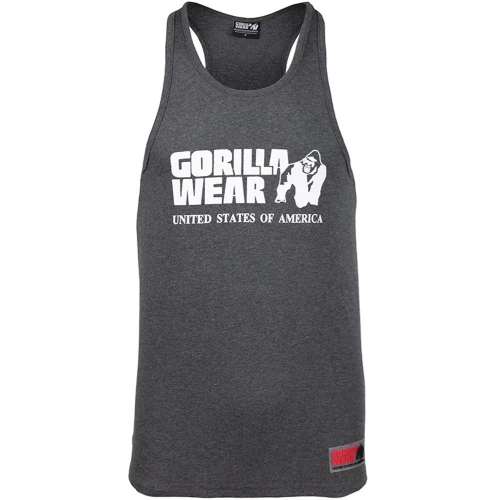 Gorilla Wear CLASSIC Majica bez rukava, Tamno siva slika 3