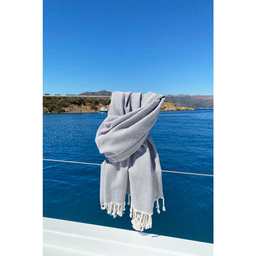 Likya - Sivi Fouta Peškir za Plažu slika 2