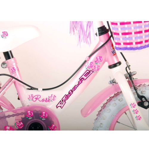 Volare dječji bicikl Rose 12" s dvije ručne kočnice roza slika 7