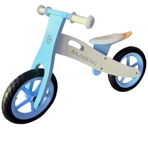 Balanserro Drveni Balance Bike Plavi slika 1