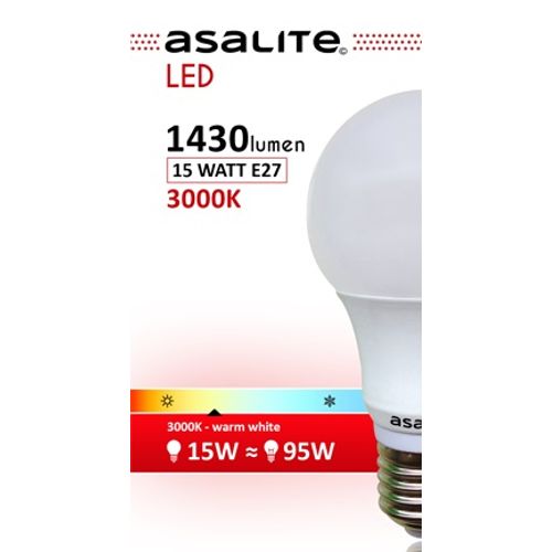 ASALITE LED žarulja E27 15W 3000K 1430lm slika 3