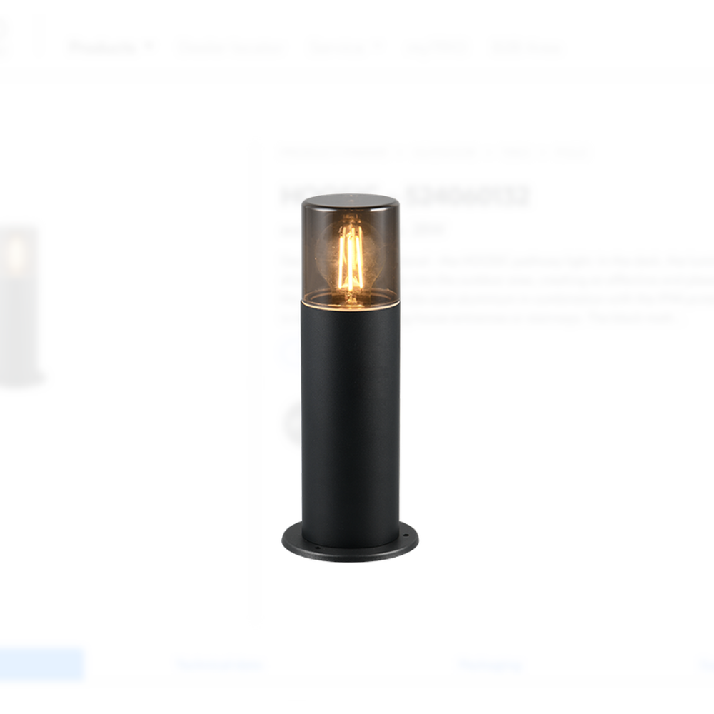 Hoosic podna lampa black H30cm slika 1
