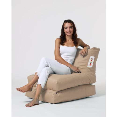 Atelier Del Sofa Vreća za sjedenje, Siesta Sofa Bed Pouf - Mink slika 1